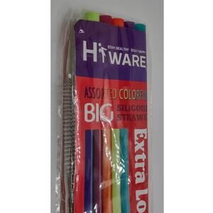 HI WARE extra-long silicone straws